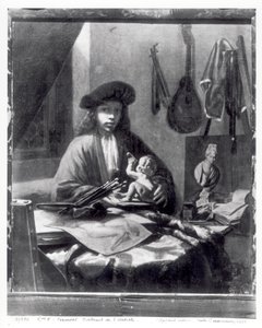 Portrait of a Young Artist by Michiel van Musscher